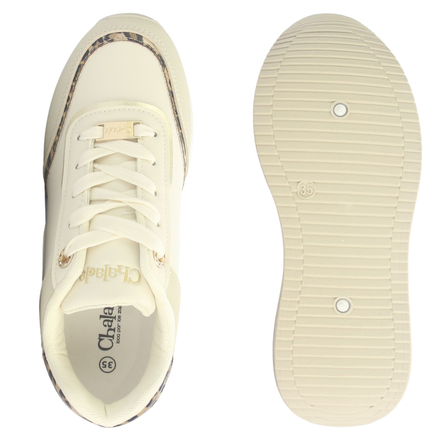 Zapatilla Mujer Chalada Valka-2 Beige Urbano image number 6.0