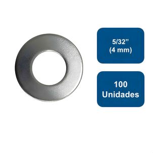 Golilla Plana Calibrada Zincada 5/32' (4mm) 100un. - Anclajes