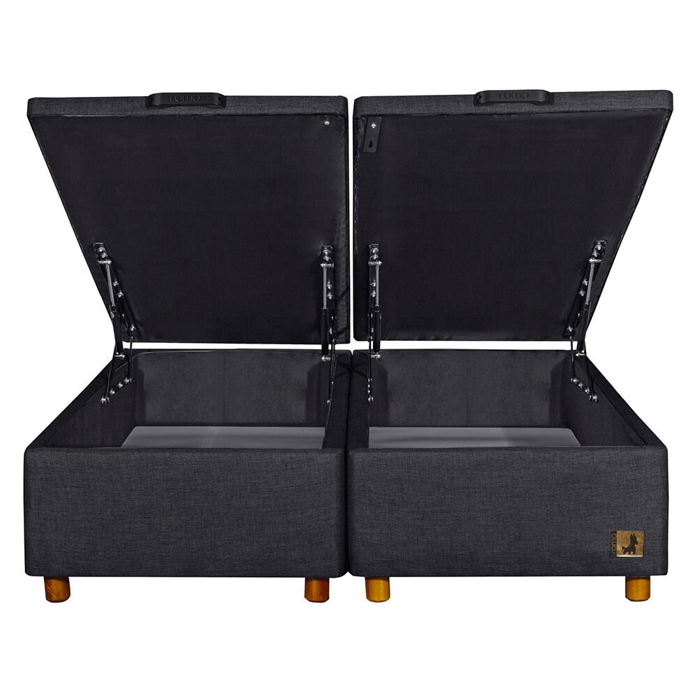 Base Cama Mons Ba&uacute;l 200 Bd Negro / 2 Plazas / Base Dividida image number 5.0