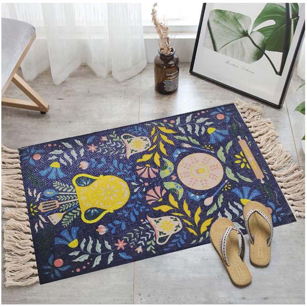 Bajada De Cama Kilim De Estilo Etnico 60x90 Cm image number 0.0