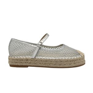 Ballerina Para Mujer Yute Plateado