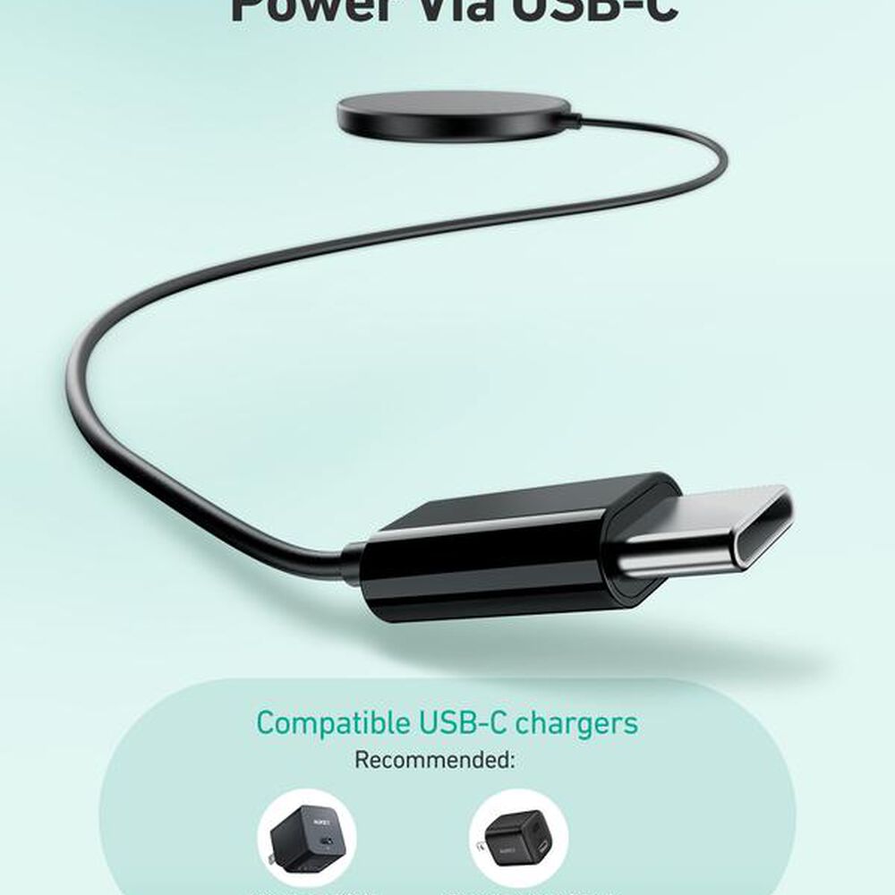 Aukey Cargador Cargador Inalámbrico Magnético Para Iphone 12 Negro - Lc-a1 image number 2.0