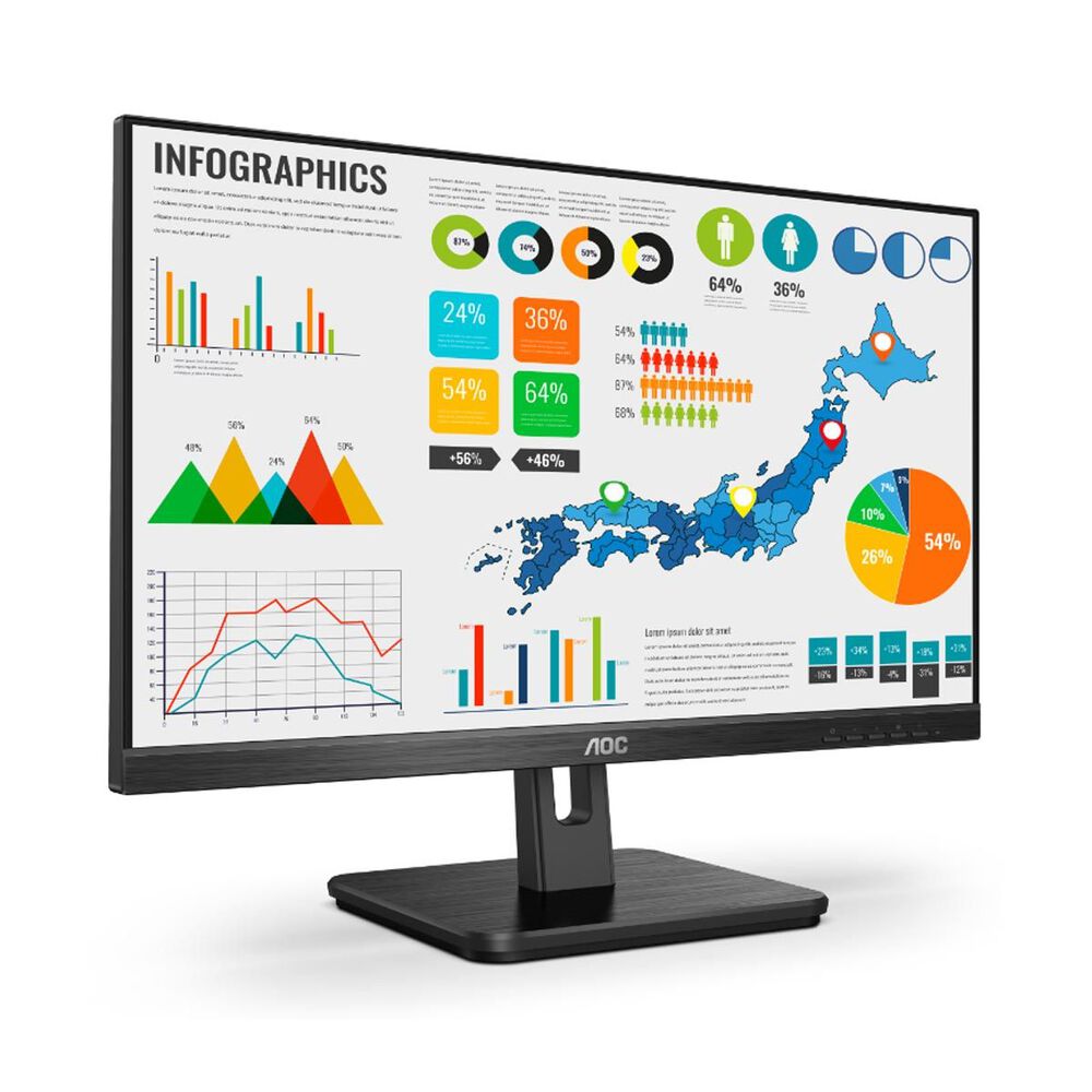 Monitor Aoc 27e2h De 27" (ips, Full Hd, Hdmi Vga, Vesa) image number 1.0