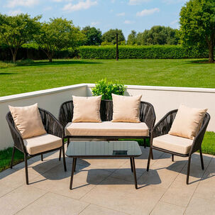 Juego De Living Terraza Bari 5 Personas