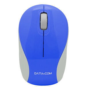 Mini Mouse Inalámbrico 3d Azul Datacom