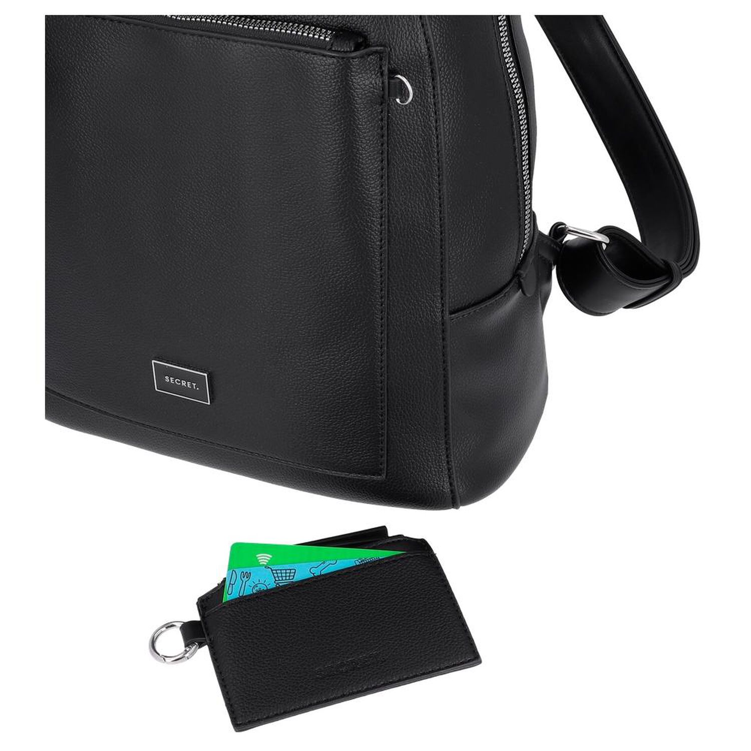 Mochila Secret Nara St6 L Negro image number 5.0
