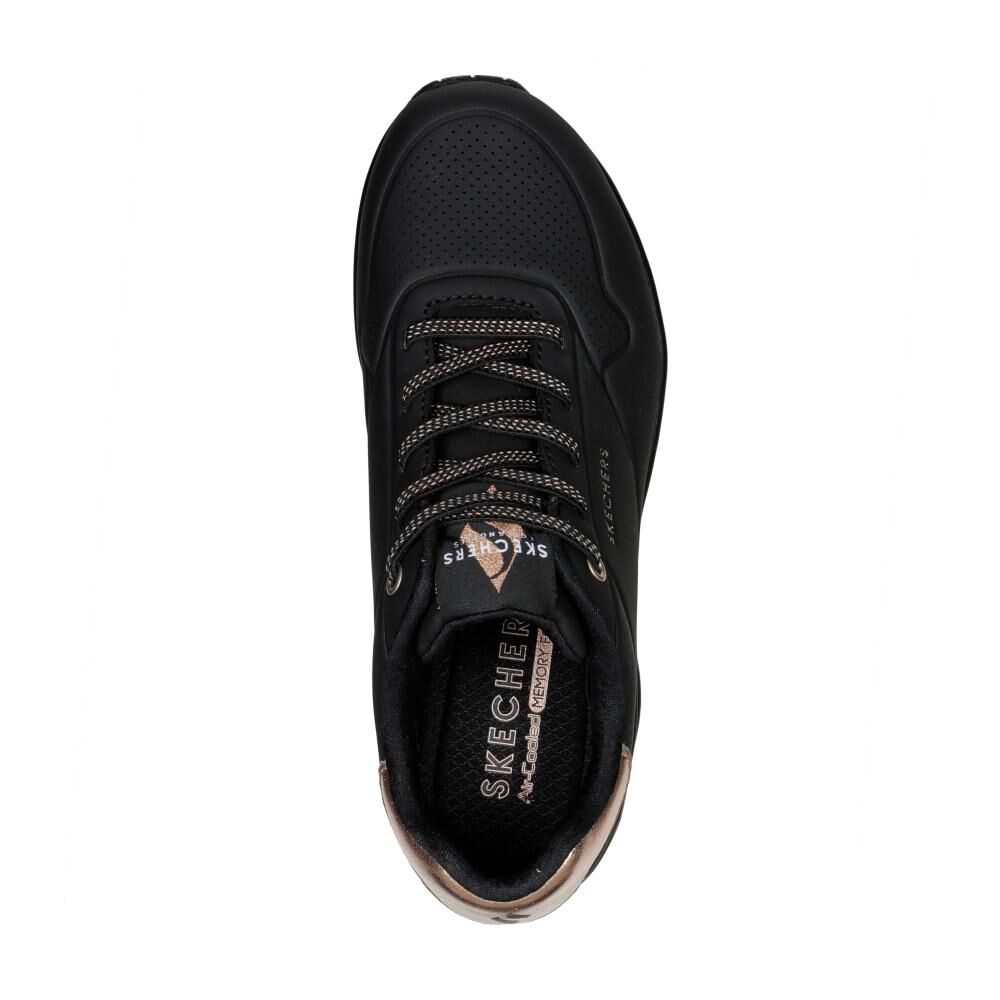Zapatilla Urbana Mujer Skechers Uno - Shimmer Away Bbk image number 1.0