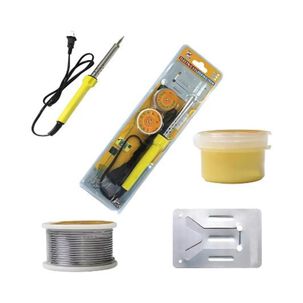 Kit Cautín Para Soldar Eléctrico Punta Tipo Lápiz 3 En 1 60w