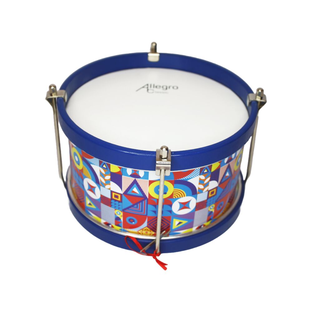 Tamborín Para Niños 8'' Diseño Geométrico All-tk-b Allegro image number 2.0