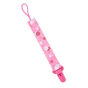 Porta Chupete De Cinta Clips De Tela Para Bebe Afirma Tete