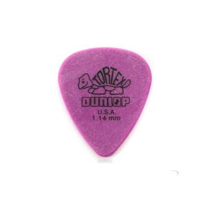 Set De U&ntilde;etas Dunlop Tortex Moradas 1.14mm