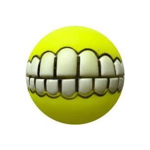 Pelota Amarilla Con Sonrisa Para Jugar Con Perros Mascotas
