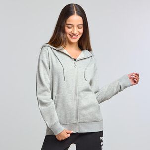 Polerón Full Zipper Cuello Redondo Con Capucha Mujer Freedom