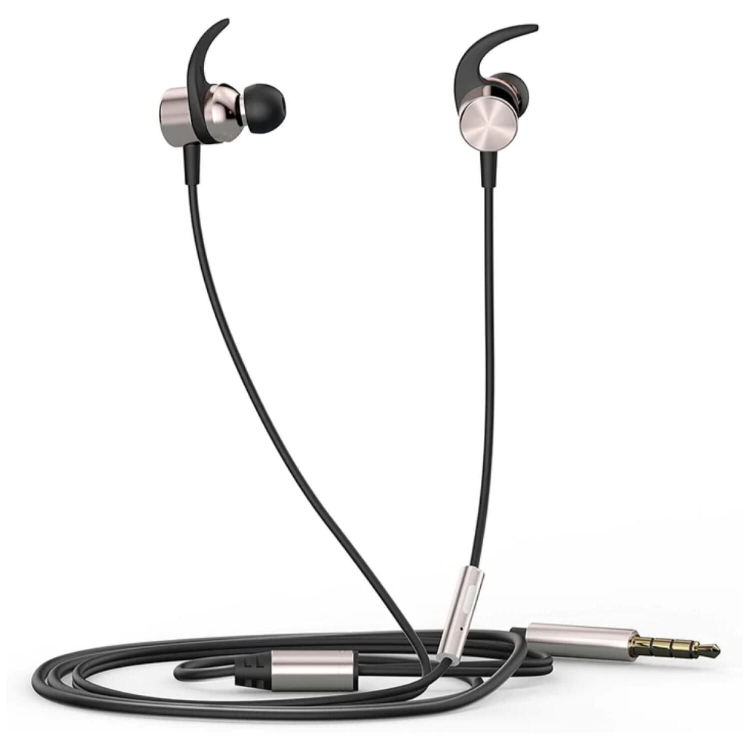 Audifonos Alambricos Inear Jack 3.5mm Gold Dhh-3114