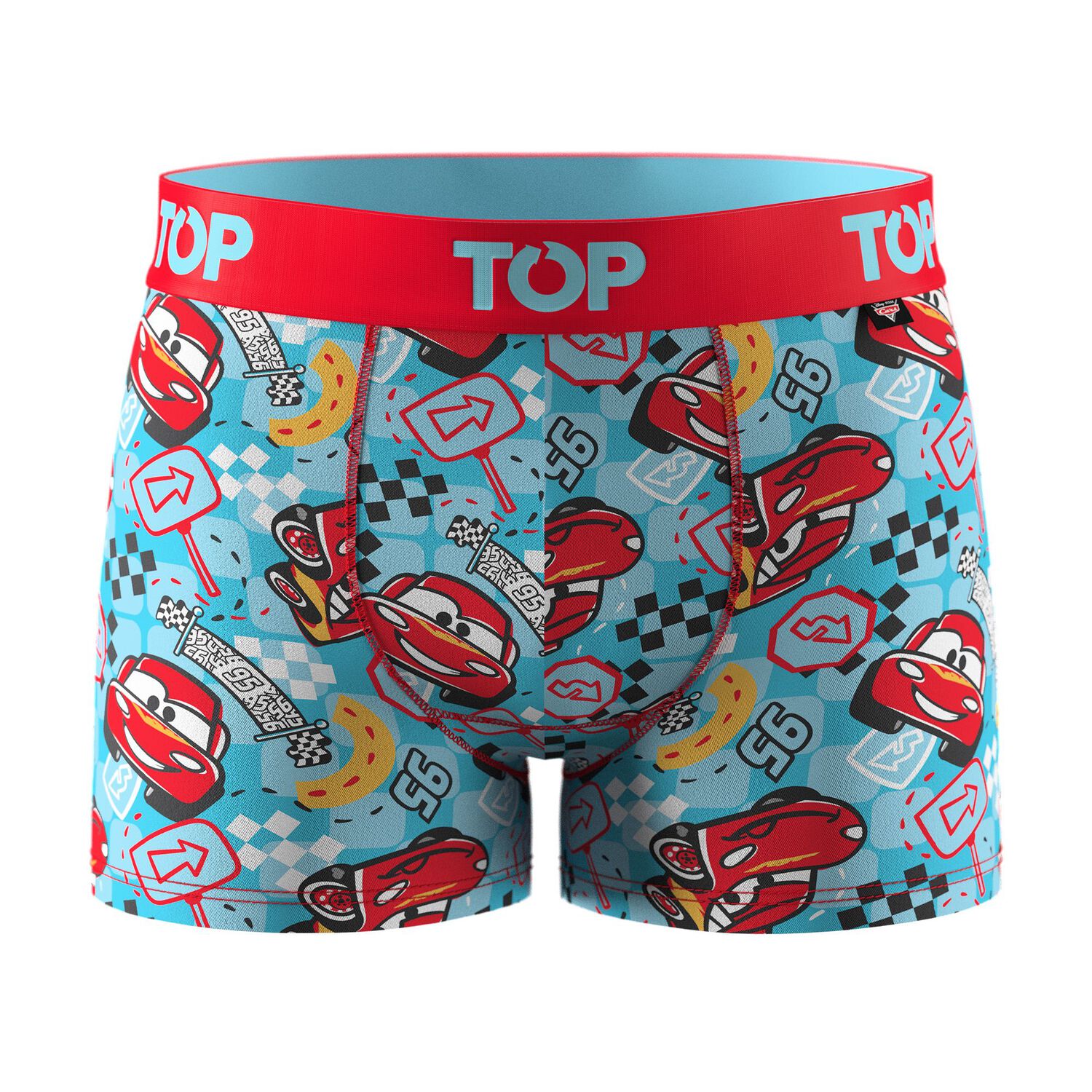 Pack 4 Boxer Medio Ni&ntilde;o Top Algod&oacute;n Cars C5 image number 1.0