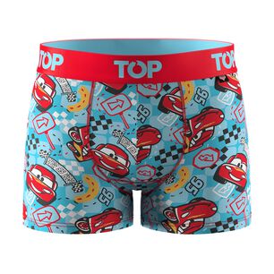 Pack 4 Boxer Medio Ni&ntilde;o Top Algod&oacute;n Cars C5