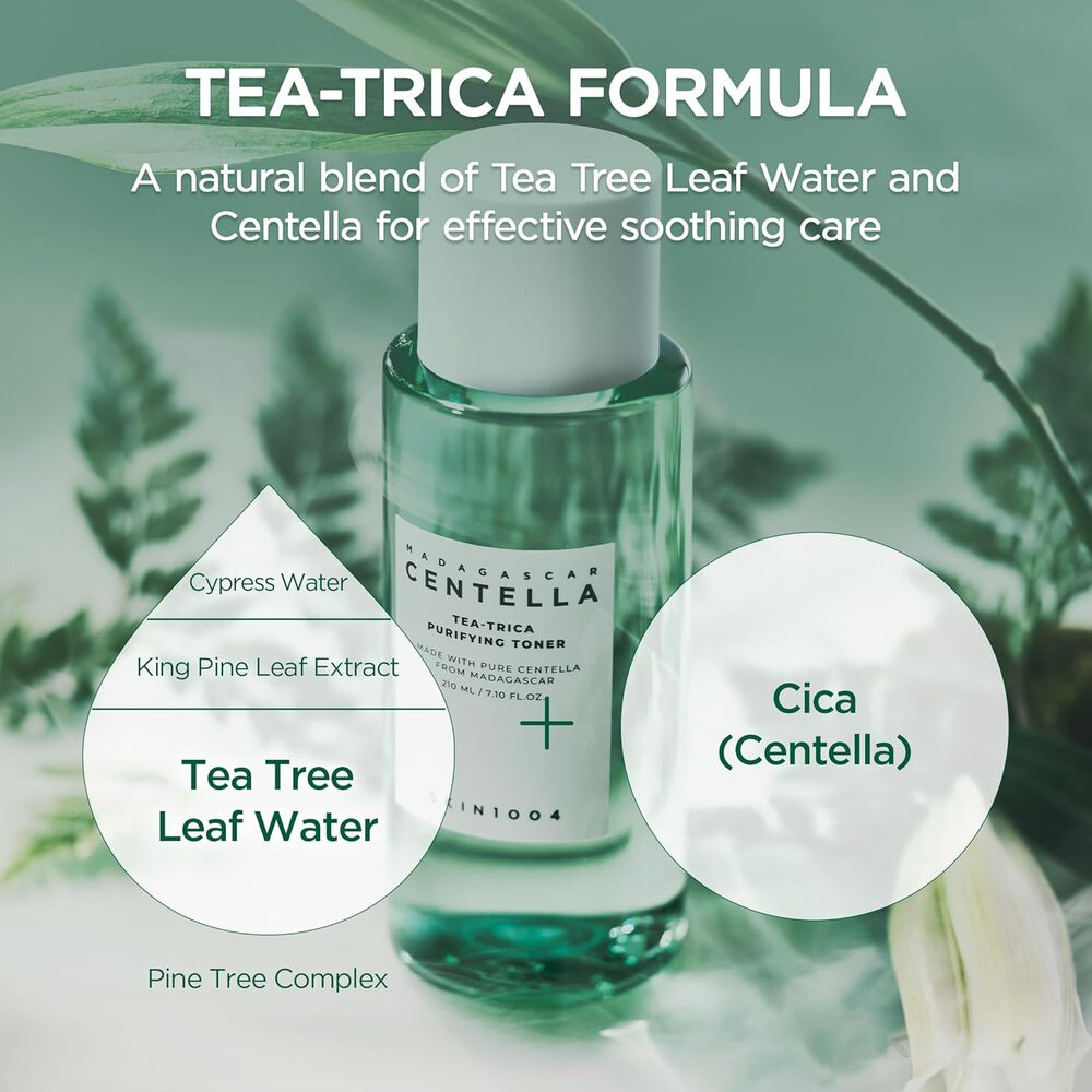 Madagascar Centella Tea-trica Purifying Toner (skin1004) - 210ml T&oacute;nico Anti Acn&eacute; &Aacute;rbol De T&eacute; + Centella Asi&aacute;tica image number 5.0