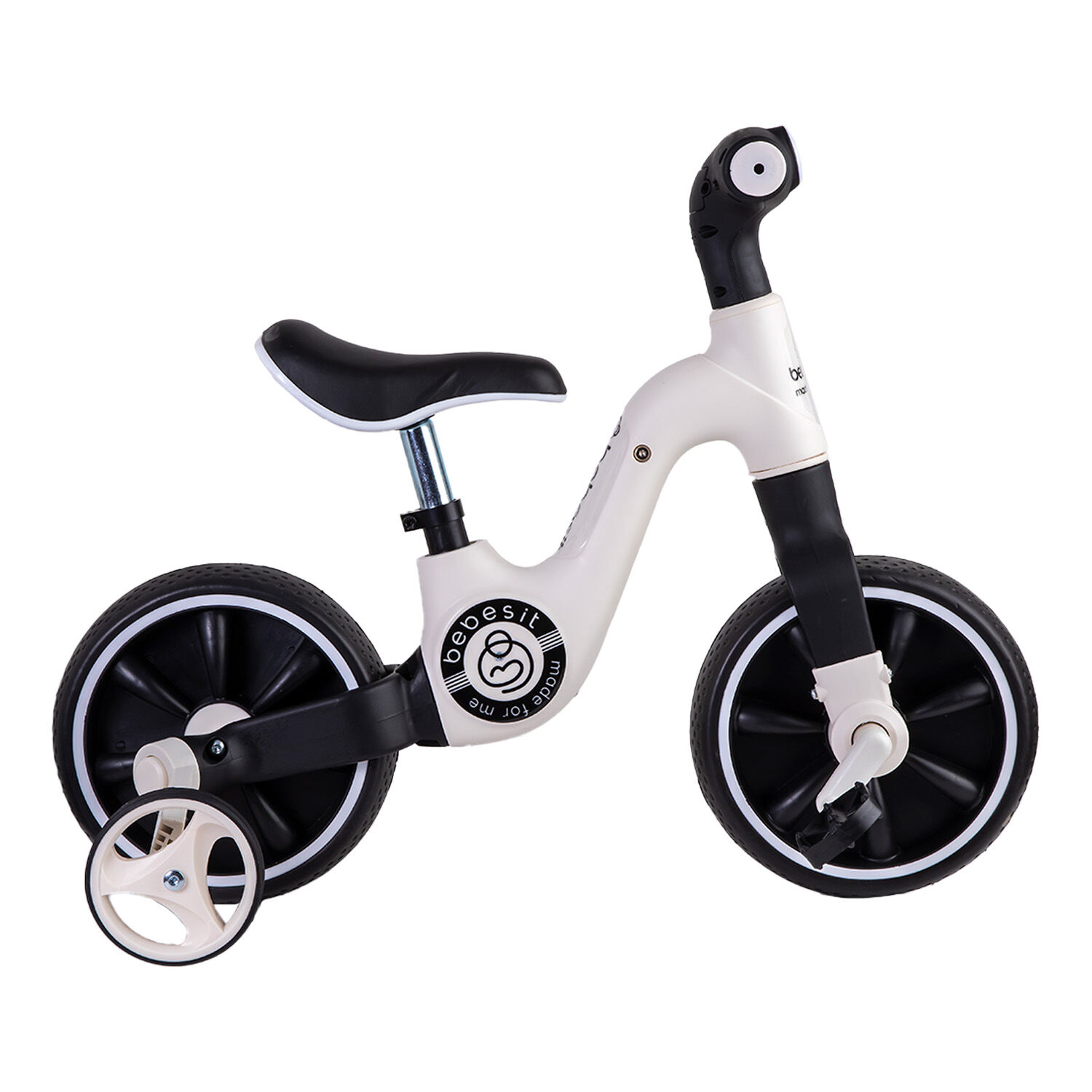 Triciclo Bicicleta Aprendizaje Pedales 2 En 1 Xt05 Blanco image number 2.0