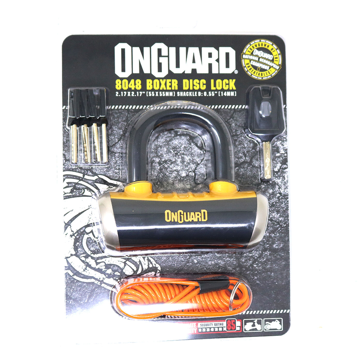 Candado Moto Onguard Moto Boxer image number 2.0