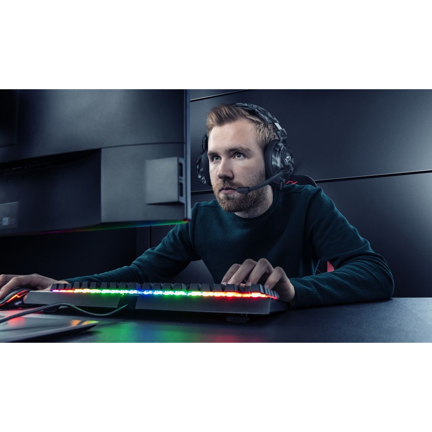 Audifonos Gamer Trust Gxt 433k Kamo Multiplataformas image number 6.0