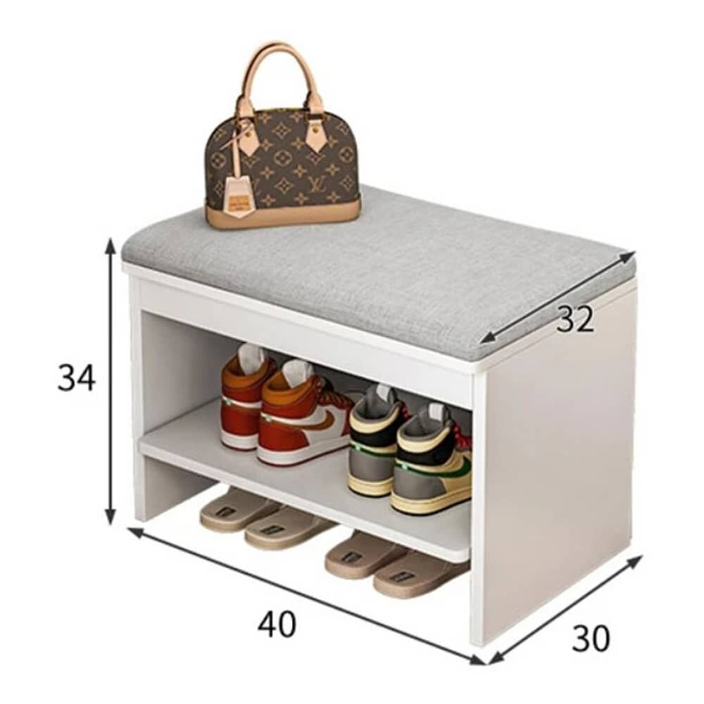 Zapatero Organizador Con Asiento Multifuncional 40x30x34 image number 2.0