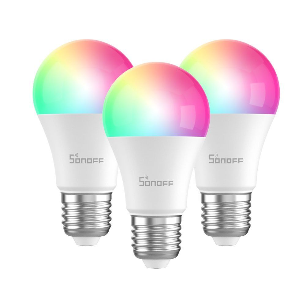 Pack De 3 Ampolletas Wifi Led Rgb Sonoff image number 0.0