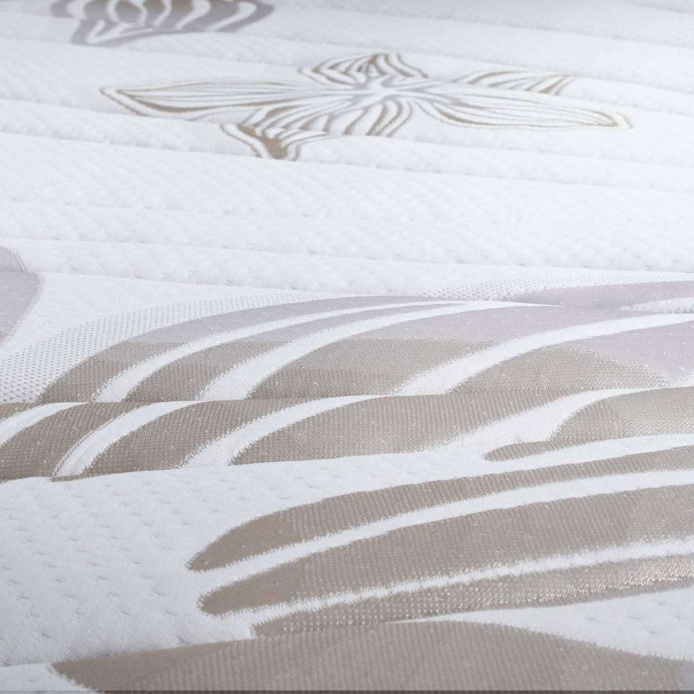 Cama Europea Rosen Art 4 / 2 Plazas / Base Dividida + Set De Maderas image number 1.0