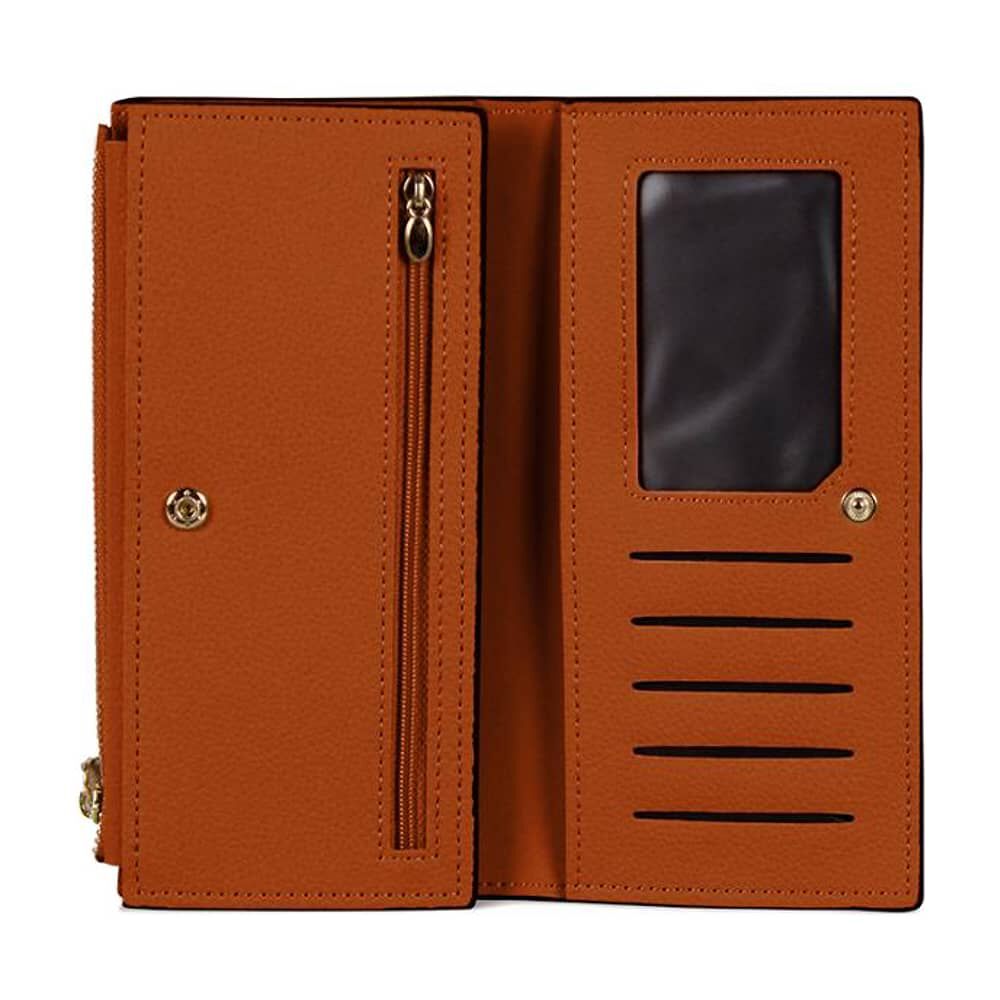 Billetera Mujer Delia Brown Carven image number 1.0