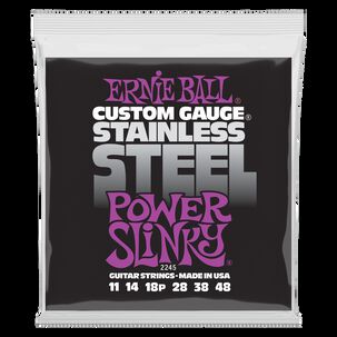 Set De Cuerdas Ernie Ball Power Slinky Inoxidable 11–48