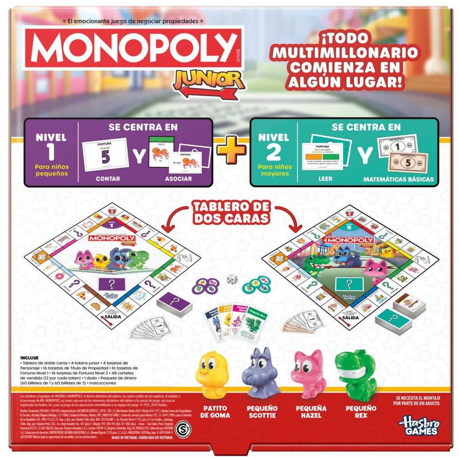 Juego De Mesa Monopoly Junior Edici&oacute;n 2026 image number 3.0