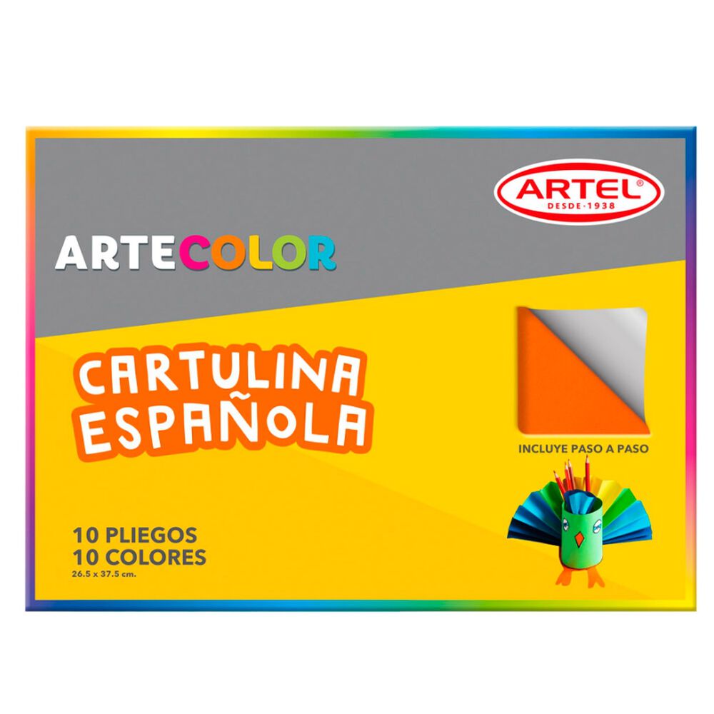 Artecolor Cartulina Espa&ntilde;ola 10hojas Artel image number 0.0