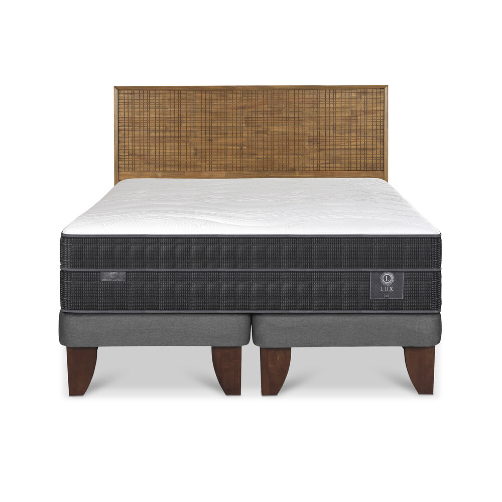Cama Europea Cic Adria / King / Base Dividida + Respaldo image number 0.0
