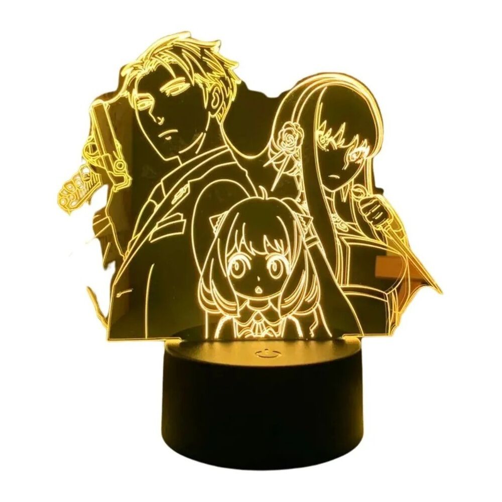 Lampara 3d Anya Loid Forger & Yor Briar Spy X Family image number 1.0