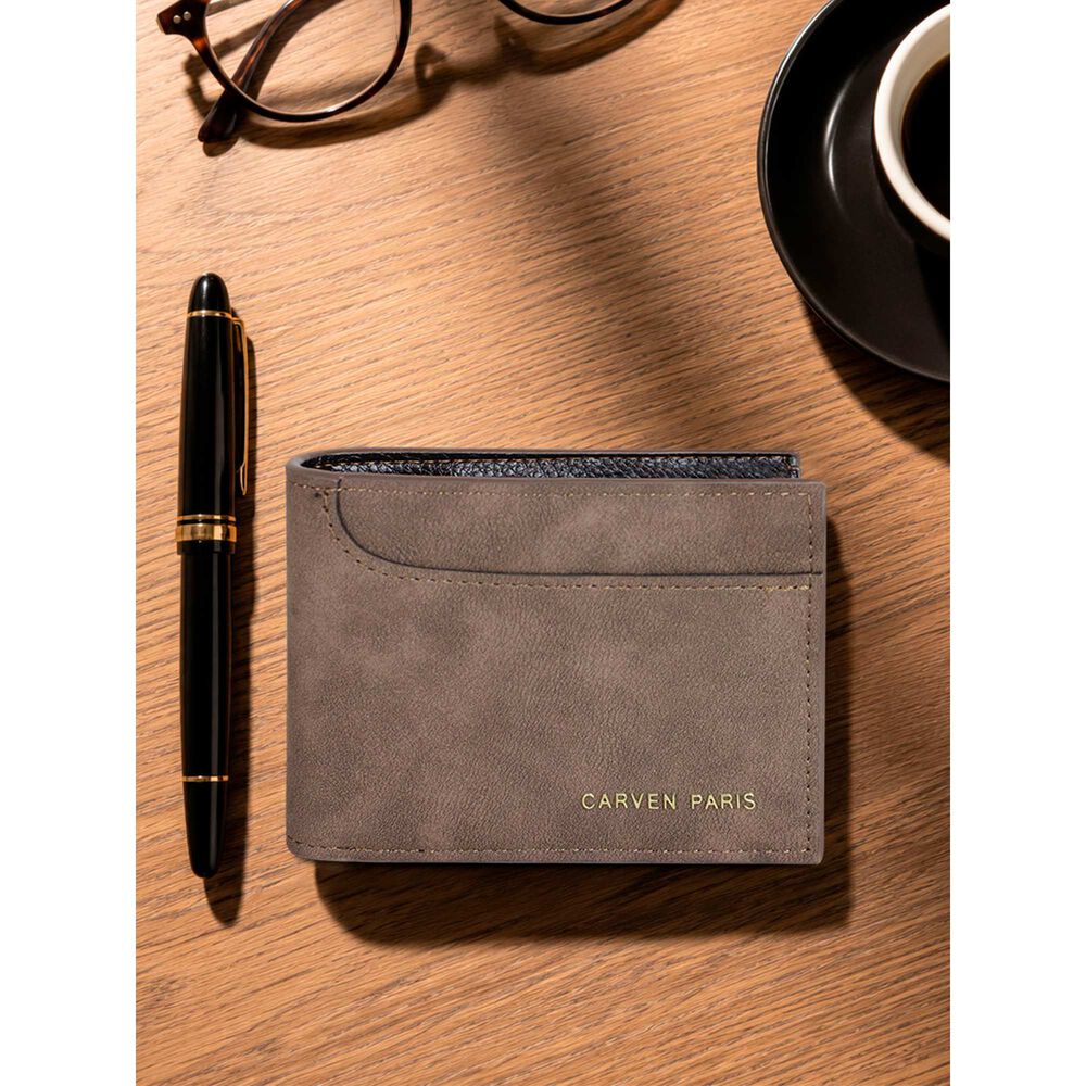 Billetera Hombre Jack Caf&eacute; Oscuro Con Monedero Carven Paris image number 0.0