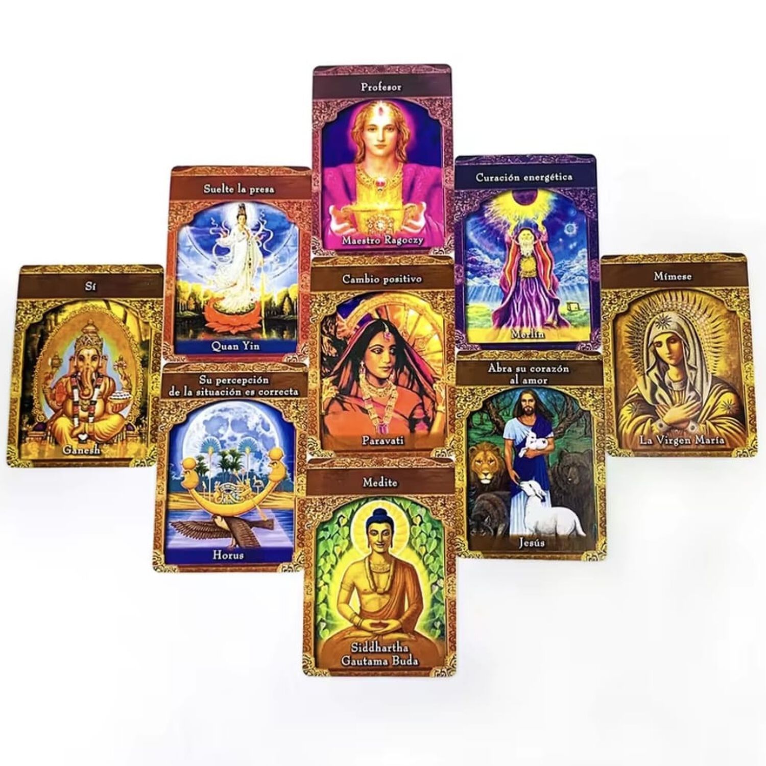 Oraculo Cartas Adivinatorias De Los Maestros Ascendidos En Espanol image number 4.0