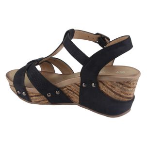 Sandalia Chalada Mujer Pasco-22 Negro Plataforma