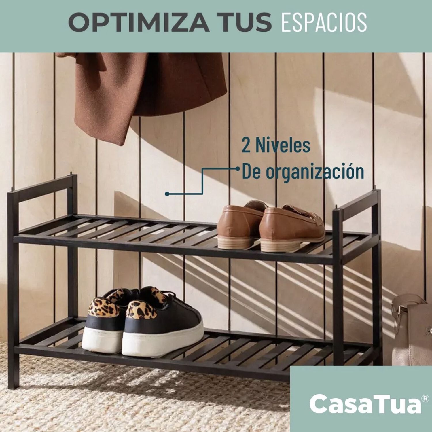 Rack Zapatero Mueble Organizador image number 2.0
