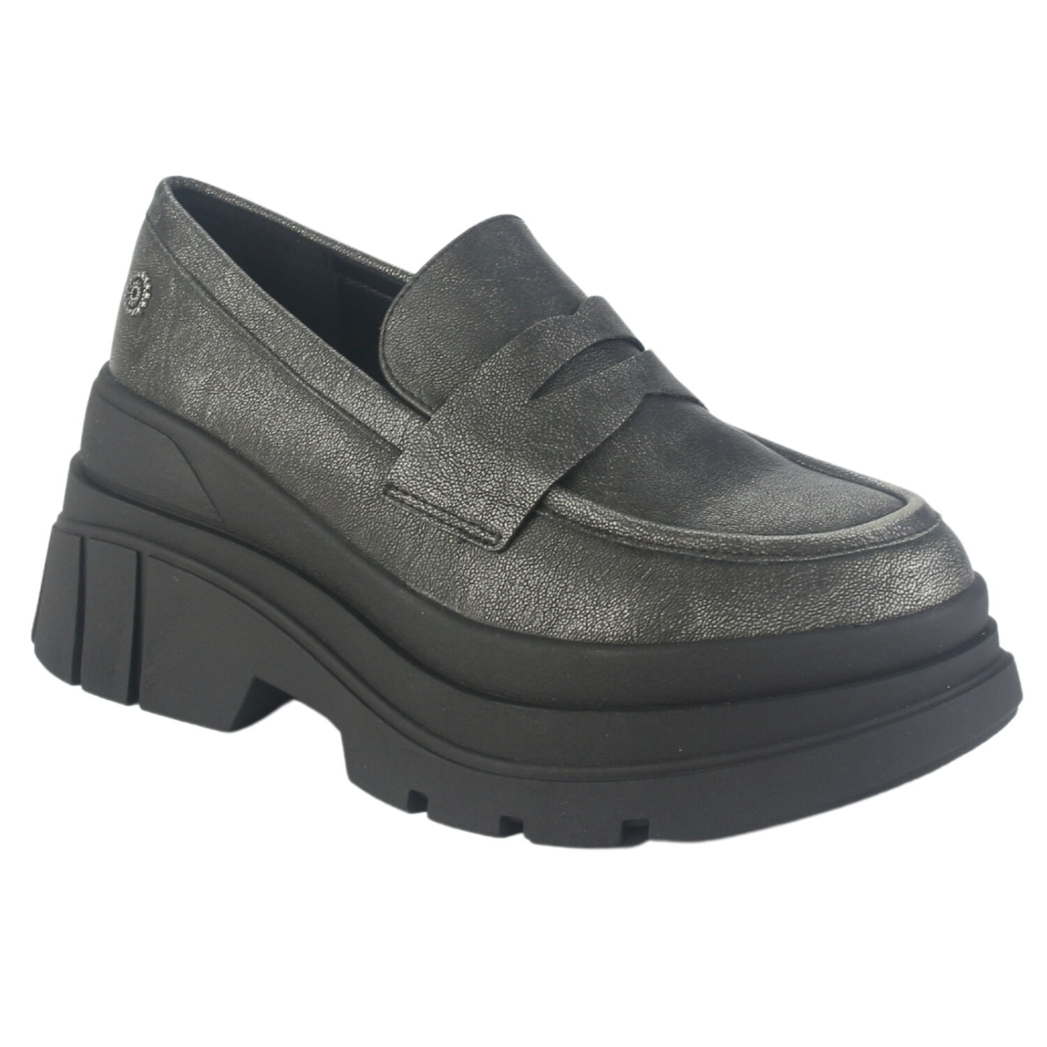 Mocasin Chalada Mujer Natirus-3 Plateado Casual image number 2.0