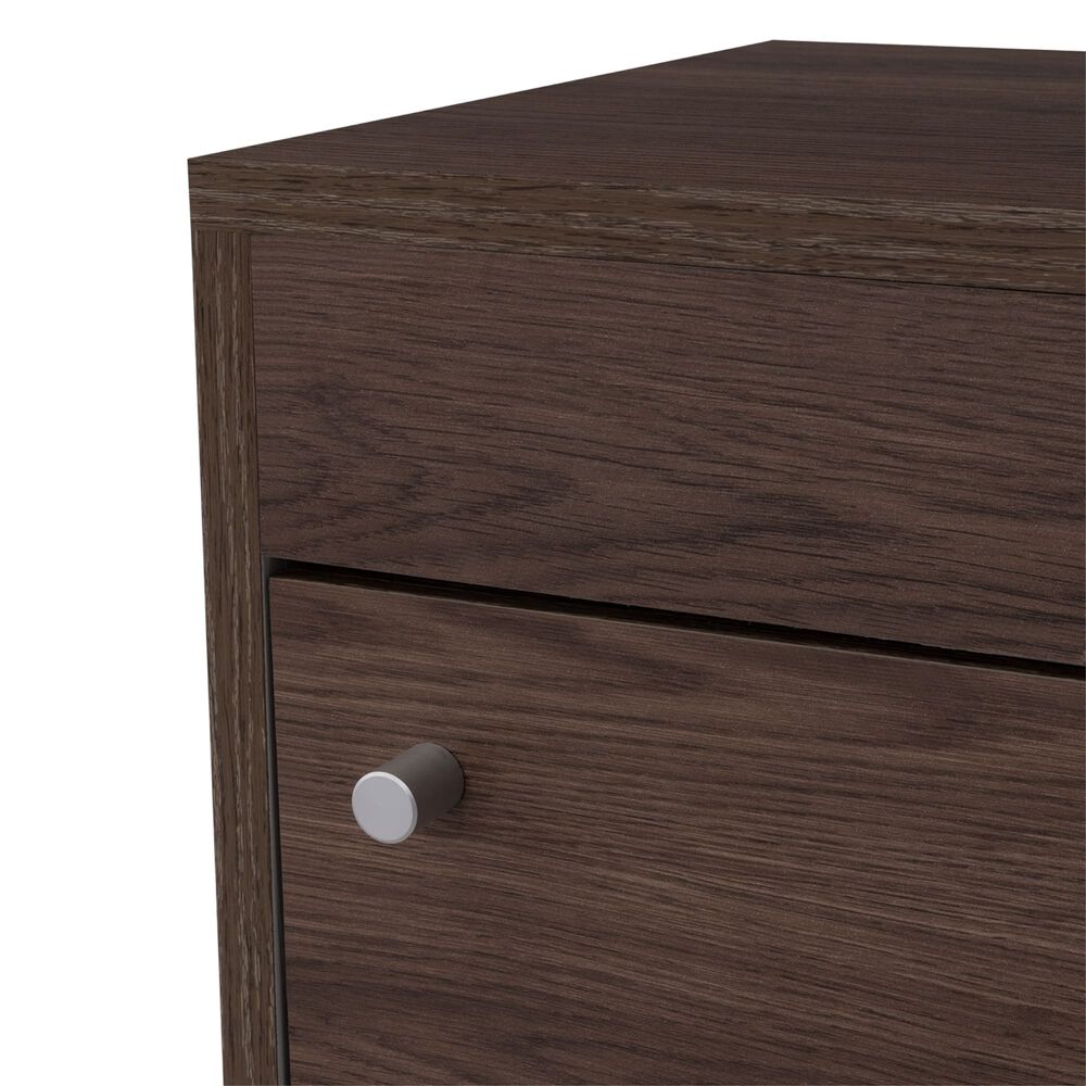 Velador 1 Puerta 41,6x40x35 Cm Café Oscuro image number 3.0