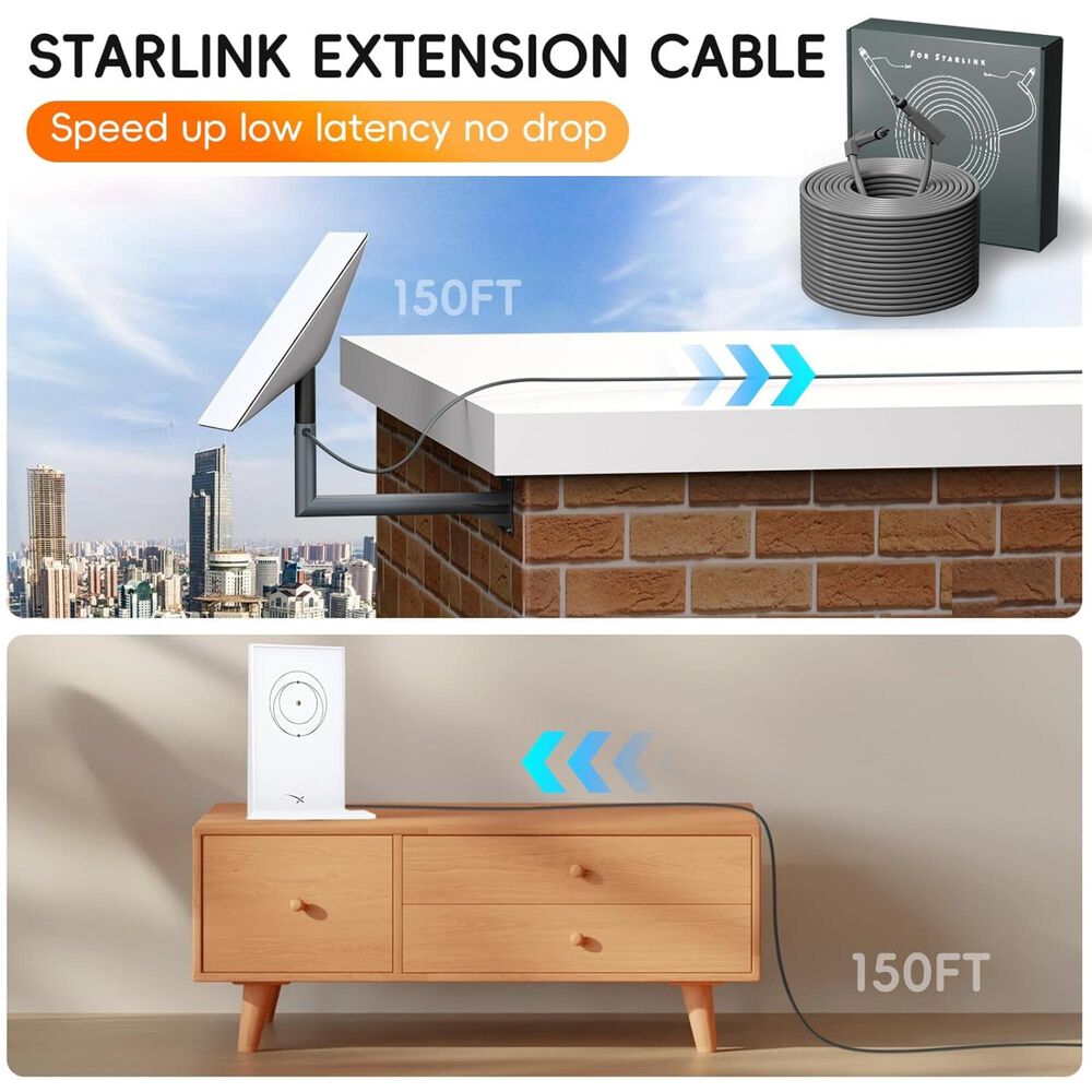 Cable Starlink 46 Metros - Nuevo Y Resistente Alta Velocidad image number 7.0