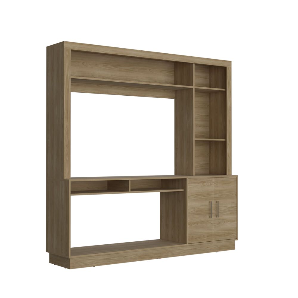 Estante Tv 55" 2 Puertas 180x180x40 Cm image number 0.0
