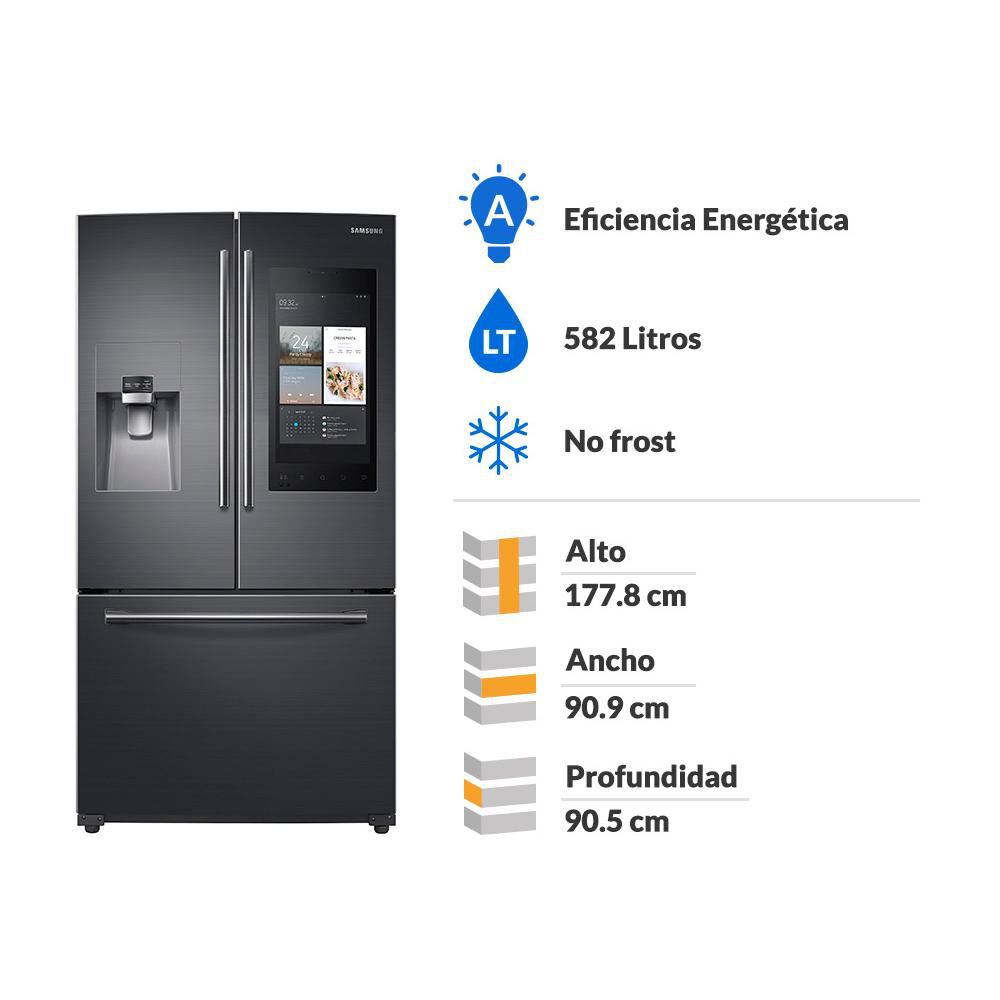Refrigerador Samsung No Frost, French Door RF265BEAESG 582 Litros, 401 A 600 Litros image number 1.0