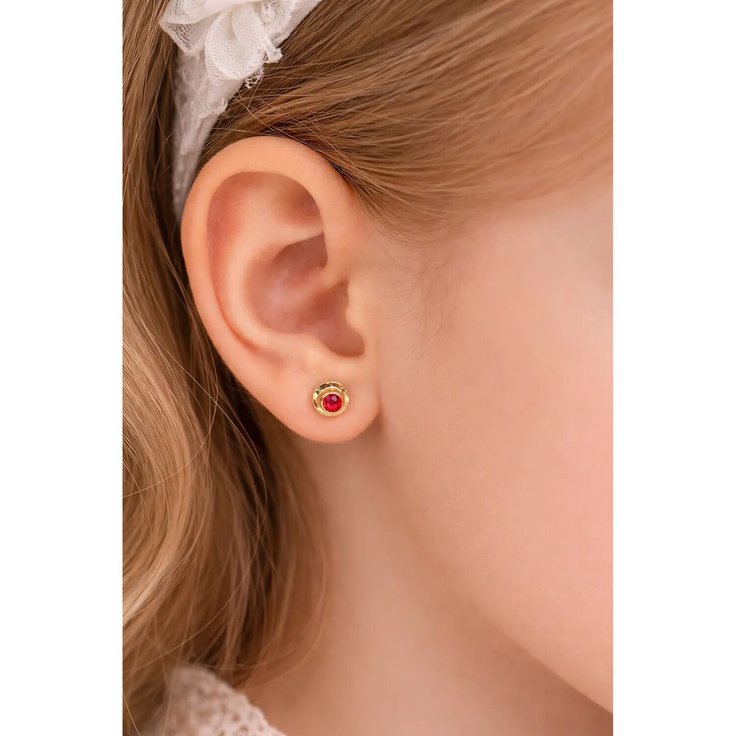 Aros Abridores Chat&oacute;n Circ&oacute;n 4mm N1 Oro 14k Beb&eacute; image number 2.0