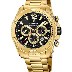 Reloj F20684/4 Festina Swiss Negro Hombre Timeless Chronograph
