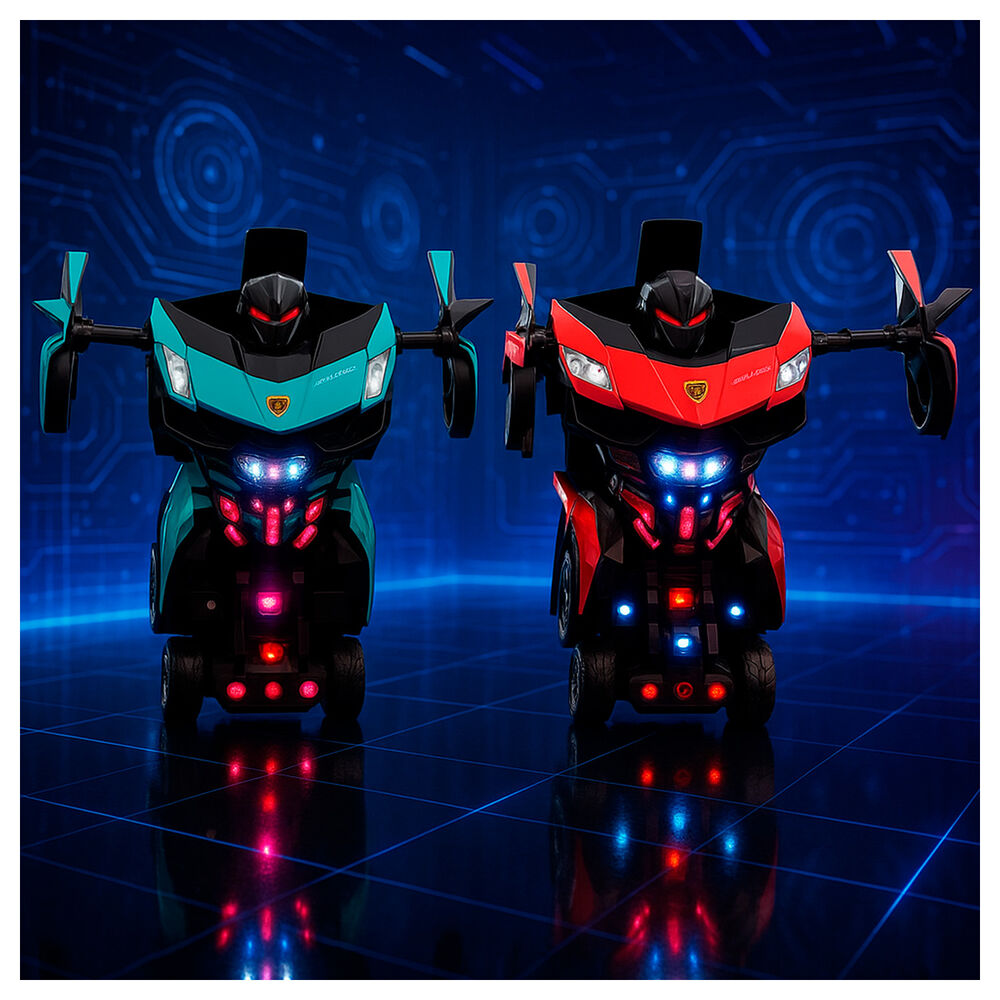 Auto Robot Control Sensorial Transformable Con Luces Led image number 2.0