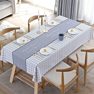 Mantel Impermeable Rectangular 140x220cm Multicolor Pvc