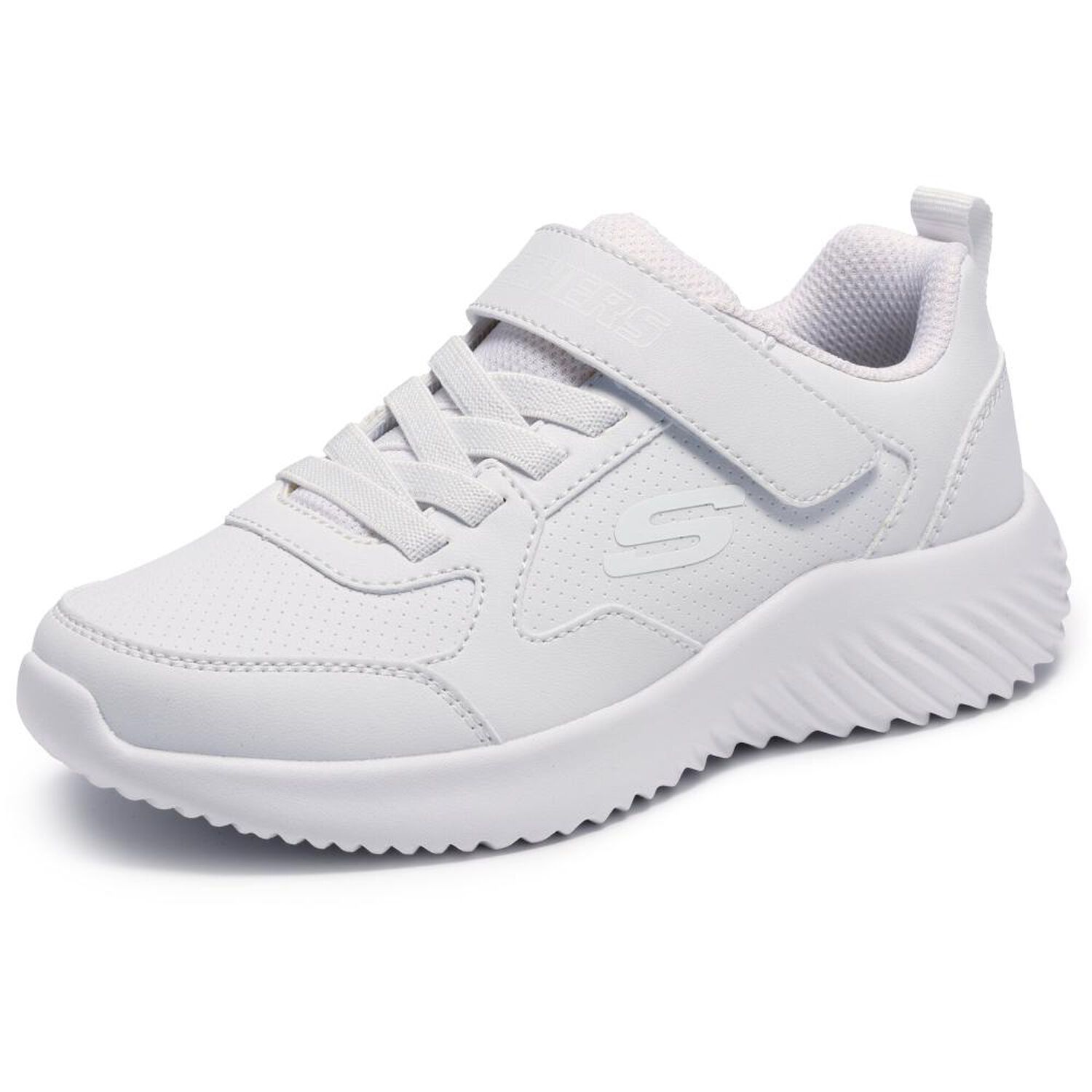Zapatilla Escolar Ni&ntilde;o Skechers Bounder - Power Study Wht image number 2.0