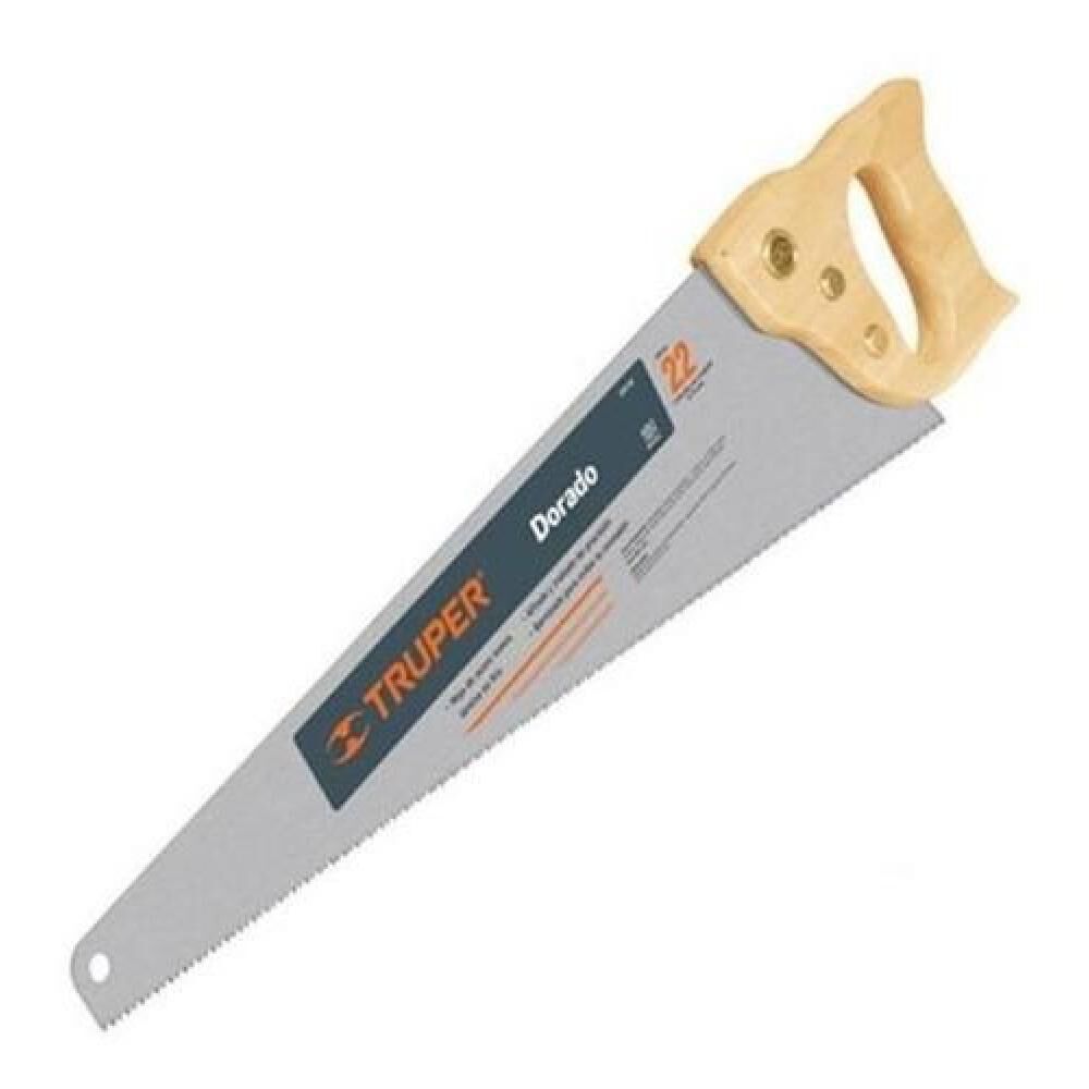 Serrucho Carpintero 22 Mango Madera Truper Profesional image number 0.0