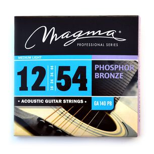 Set Cuerdas Guitarra Acustica Ga140pb Magma