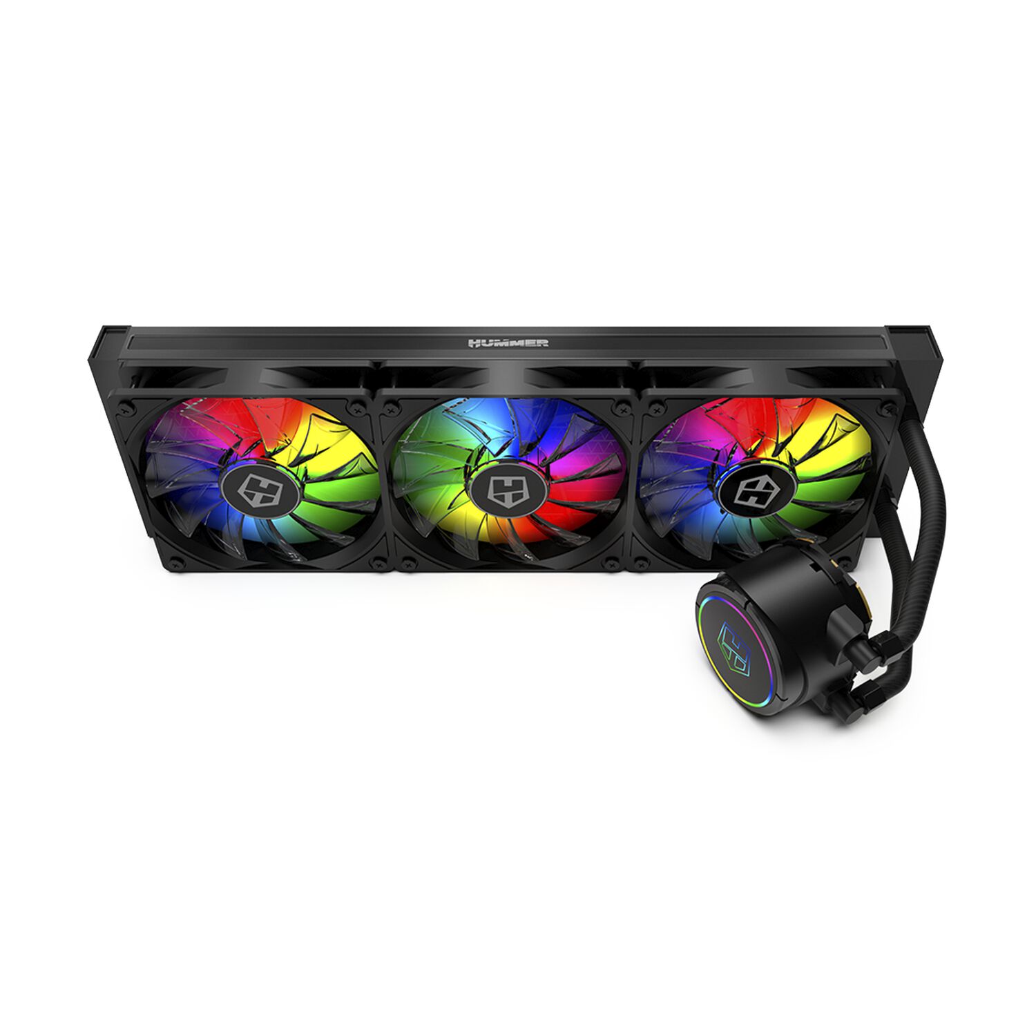 Water Cooling Profesional Hummer H-360 Argb 1500 Rpm image number 2.0